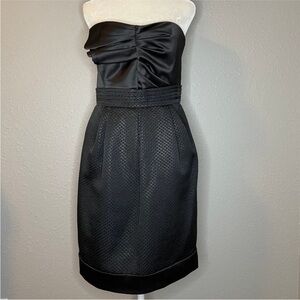 Max & Cleo Black Strapless Dress